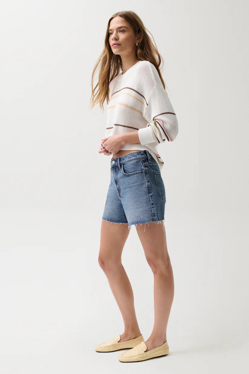 Pistola Kennedy Relaxed Mid Rise Cut Off