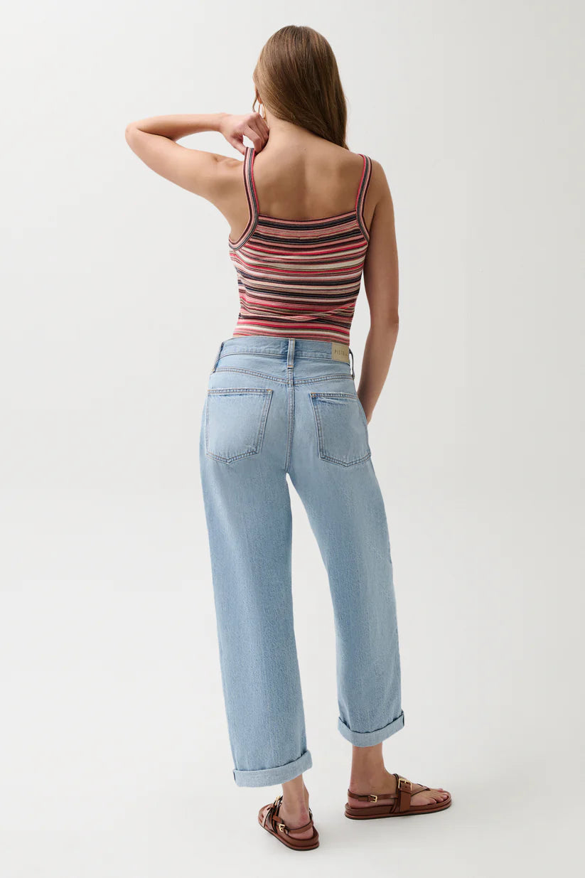 Pistola Donny Rolled Hem Boyfriend Pant