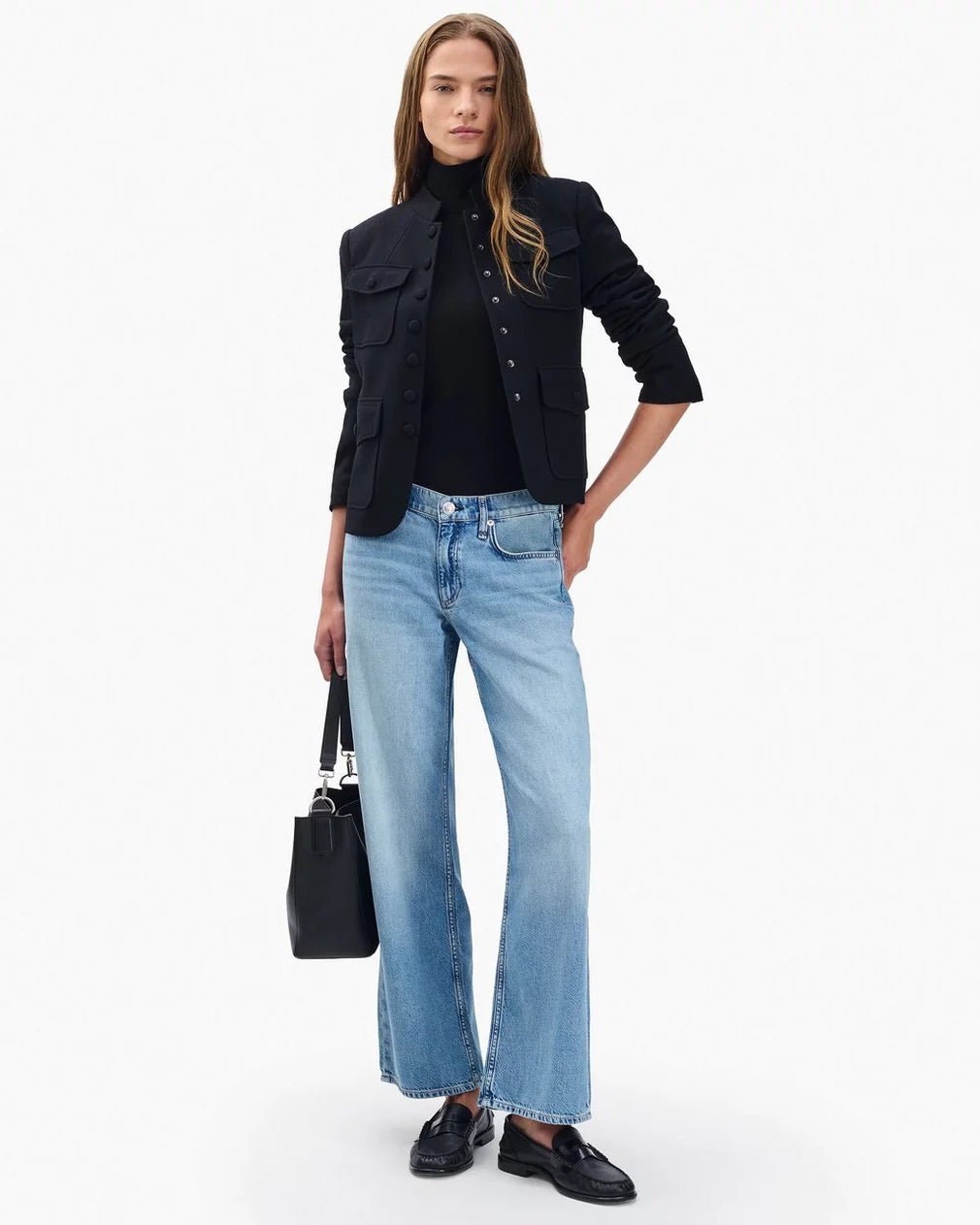 Rag & Bone Cam Ankle Relaxed Straight Jean