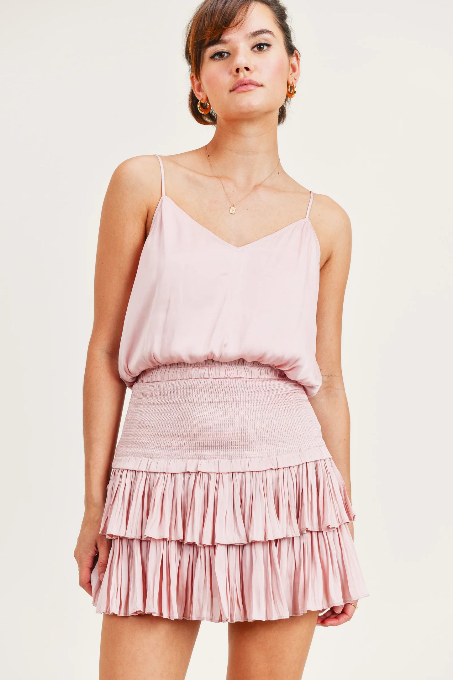 Reset Silky Cinch Cropped Tank Cami