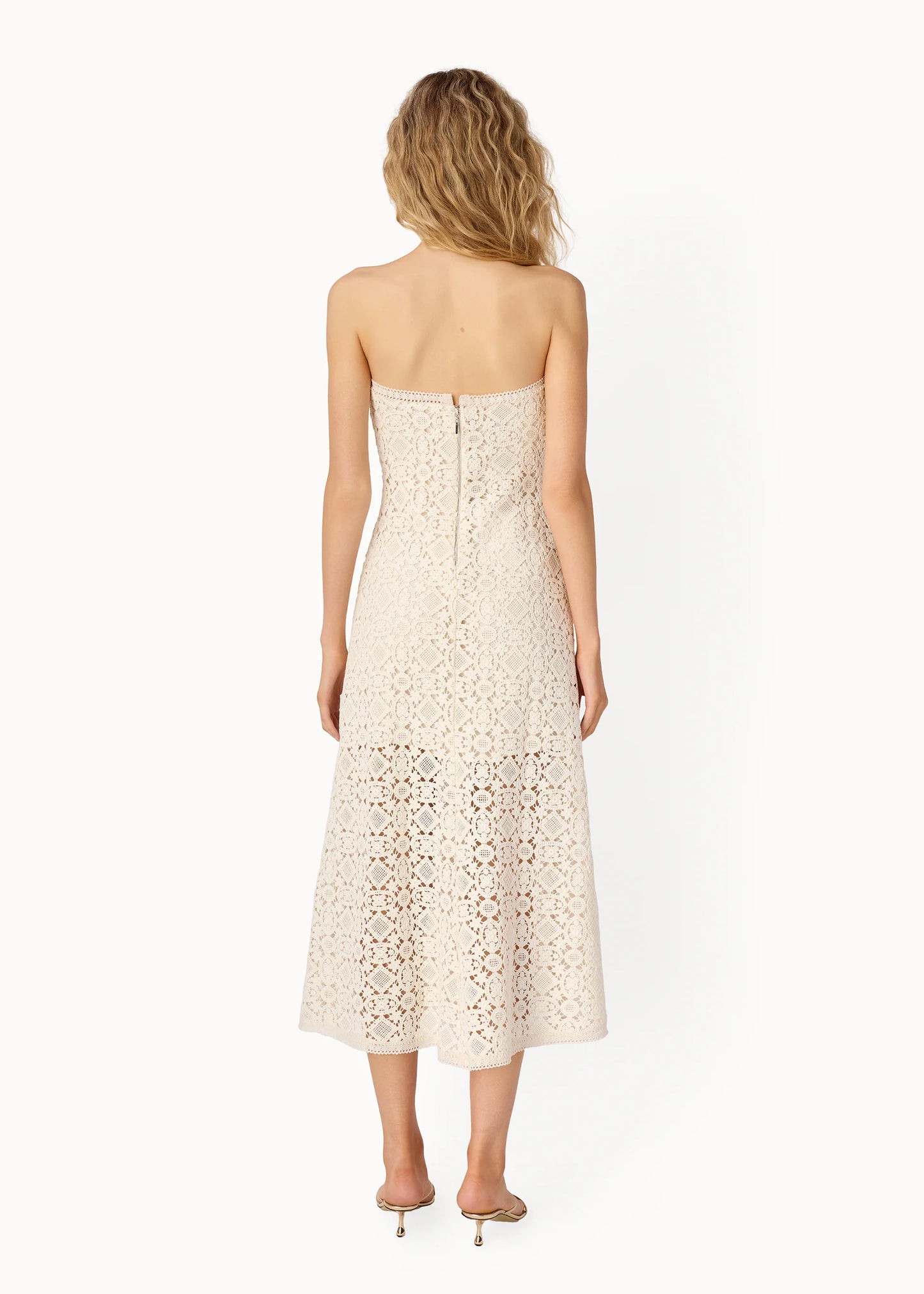 Cami NYC Lisboa Strapless Crochet Dress