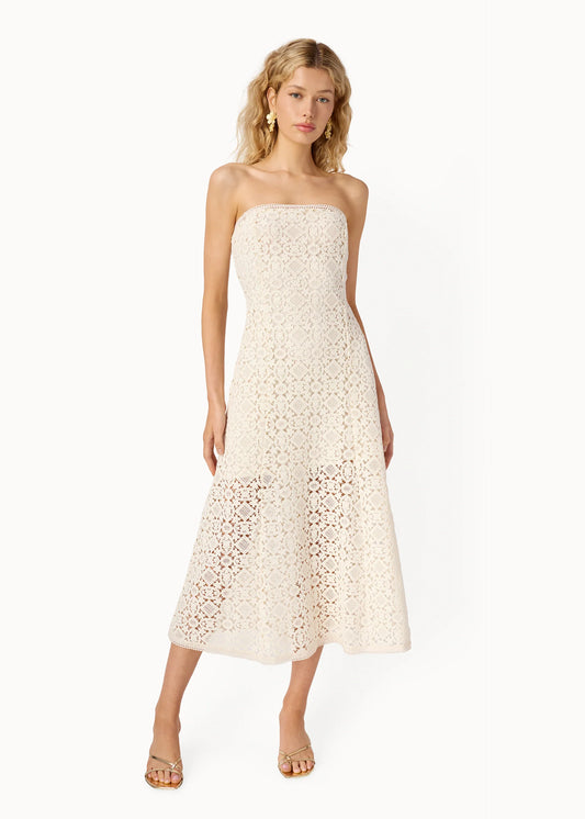 Cami NYC Lisboa Strapless Crochet Dress