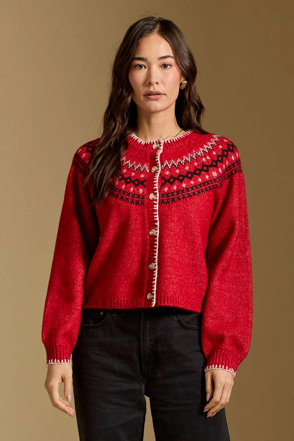 Salt Water Luxe Joss Crimson Sweater