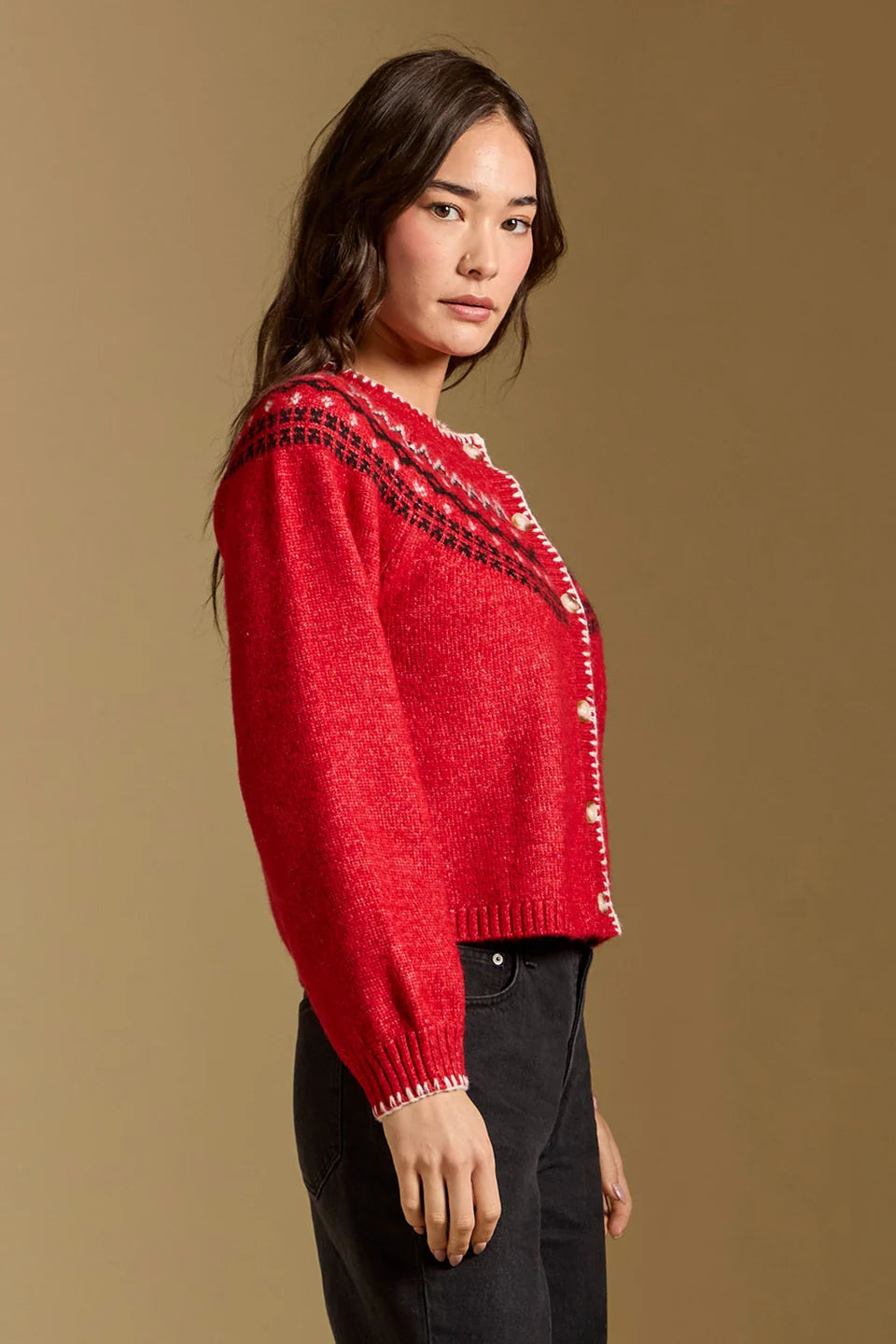 Salt Water Luxe Joss Crimson Sweater
