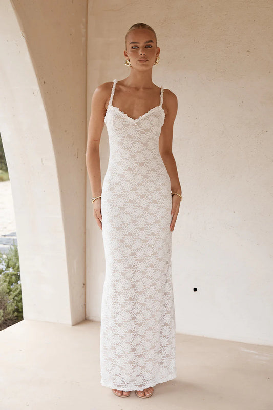 Runaway The Label Sarta Lace Maxi Dress