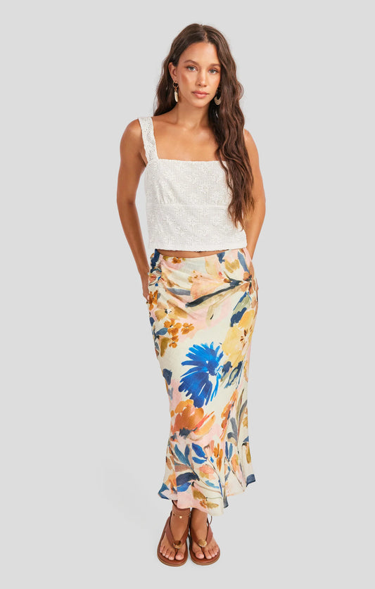 Sadie & Sage Mangrove Midi Skirt