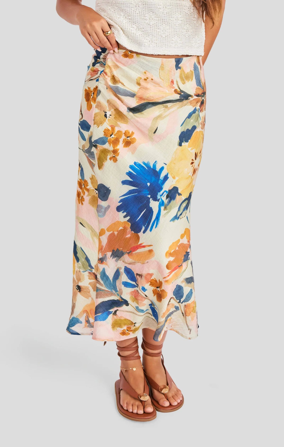 Sadie & Sage Mangrove Midi Skirt