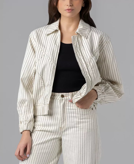 Blank NYC Sail Away Striped Jacket