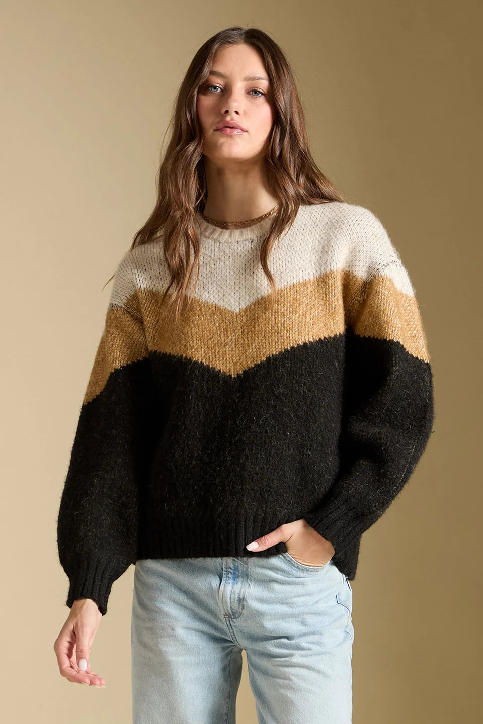 Salt Water Luxe Camron Chevron Sweater