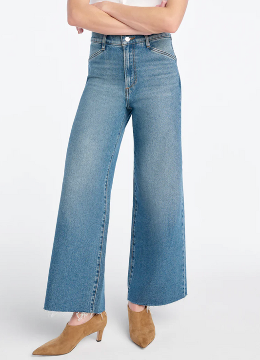 Favorite Daughter The Mischa Shortie Super High Rise Wide Leg Pant