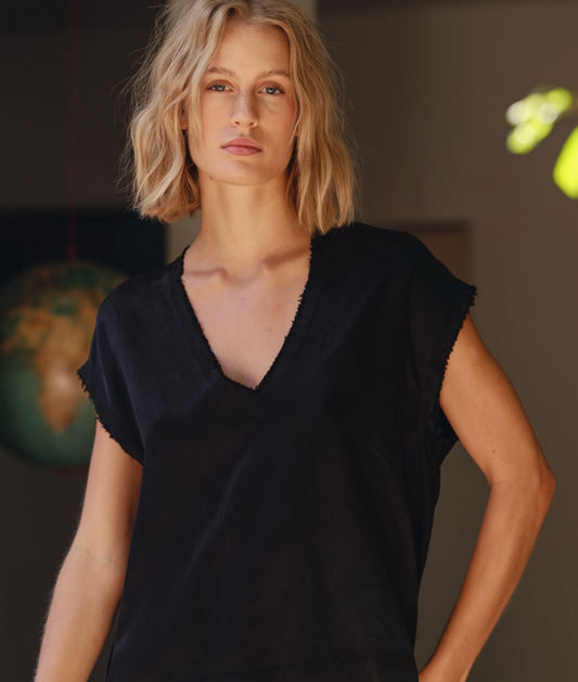 Cali Dreaming James Cupro Tee