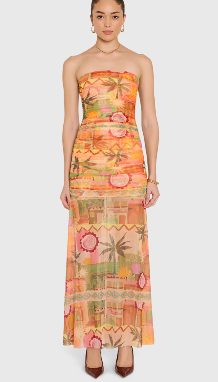 Amanda Uprichard Leo Maxi Dress