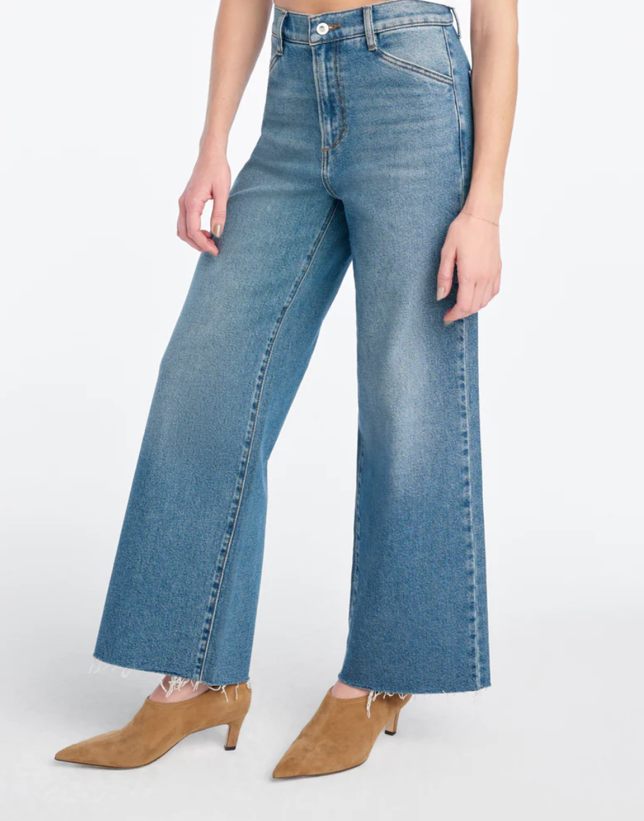 Favorite Daughter The Mischa Shortie Super High Rise Wide Leg Pant