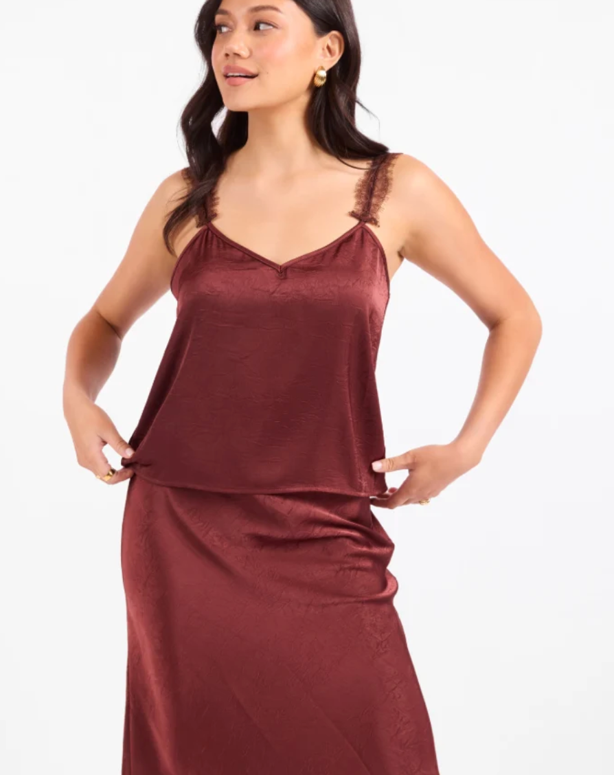 Sadie & Sage Ceremony Lace Strap Cami