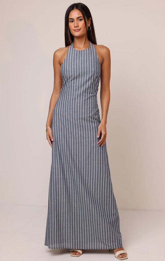 Shore Label Helena Maxi Halter Dress