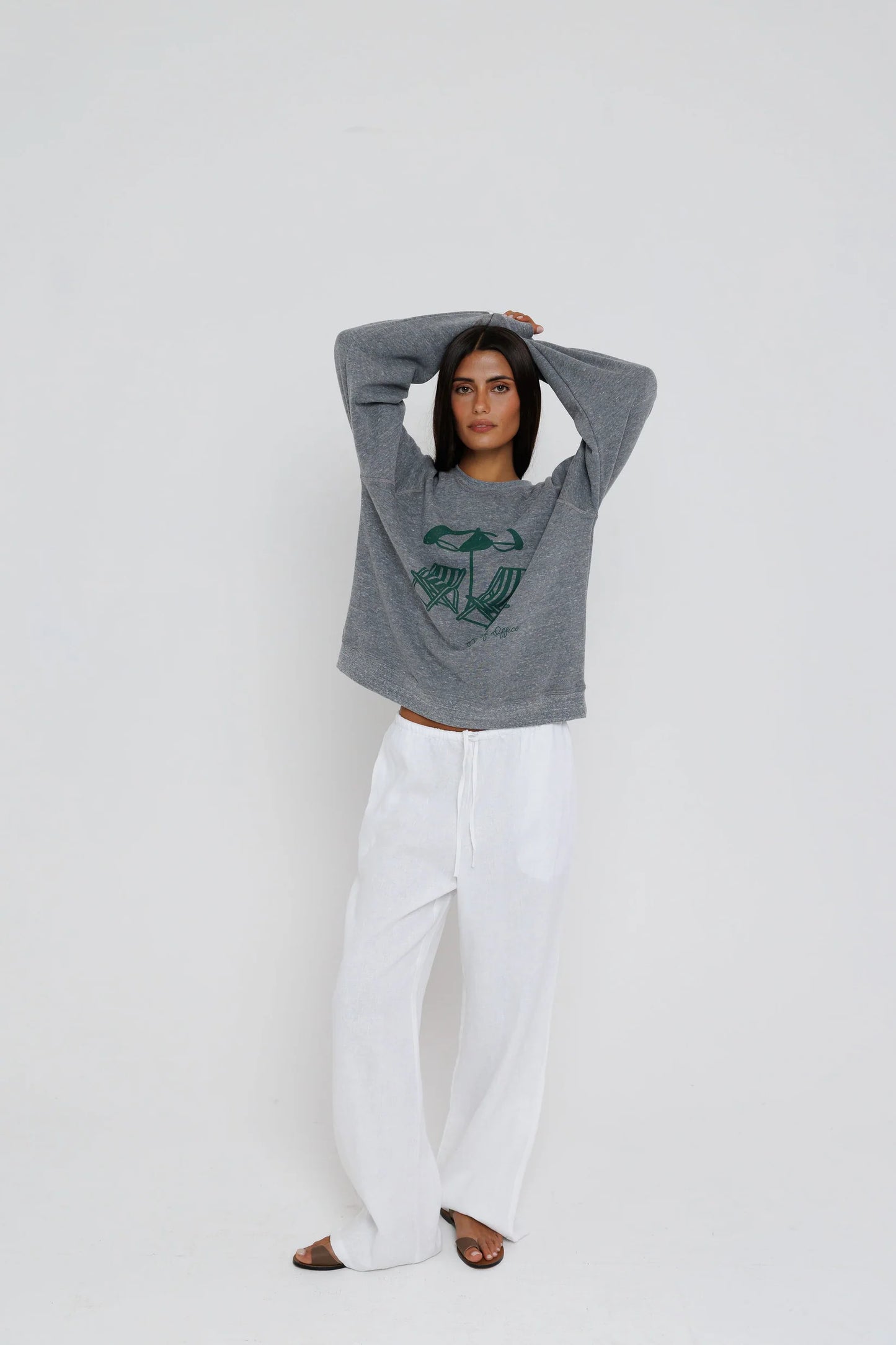 Sunny Somewhere Out Of Office Raglan Sweatshirt
