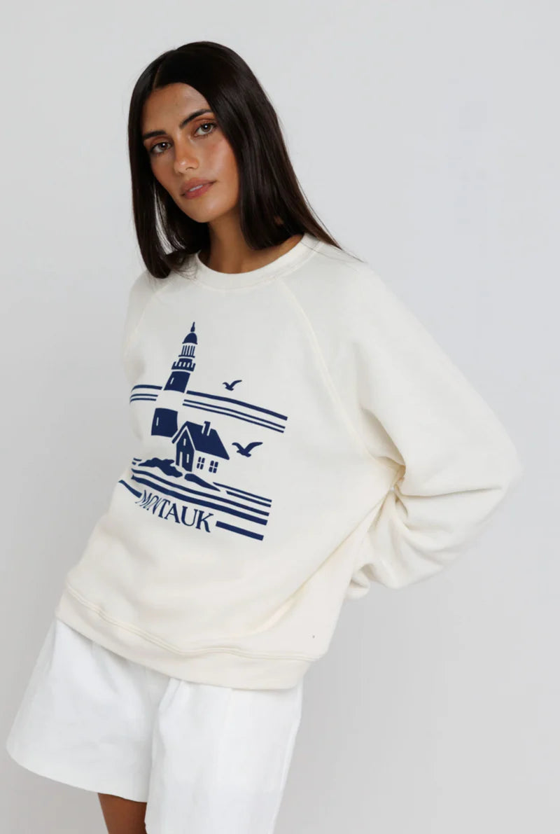 Sunny Somewhere Montauk Lighthouse Sweatshirt