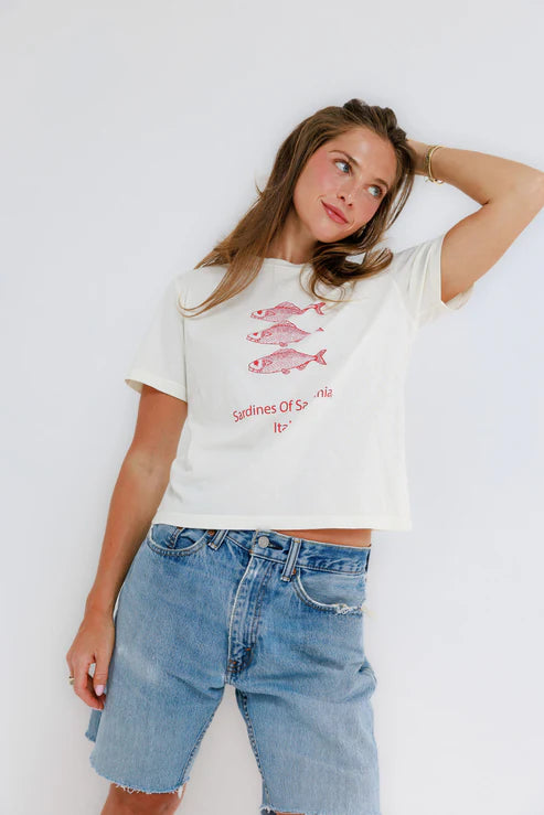 Sunny Somewhere Sardines of Sardinia - Everyday Tee