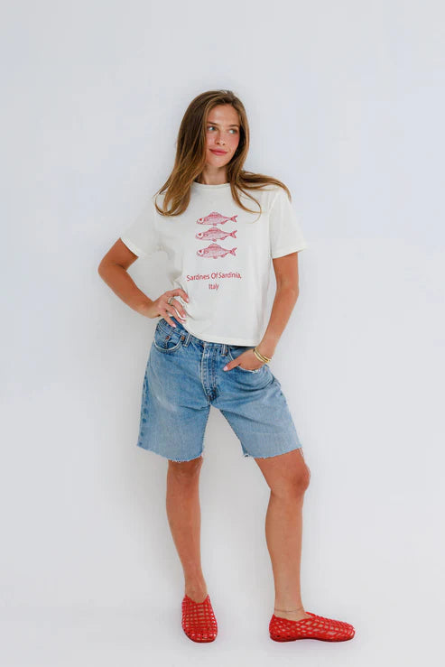 Sunny Somewhere Sardines of Sardinia - Everyday Tee