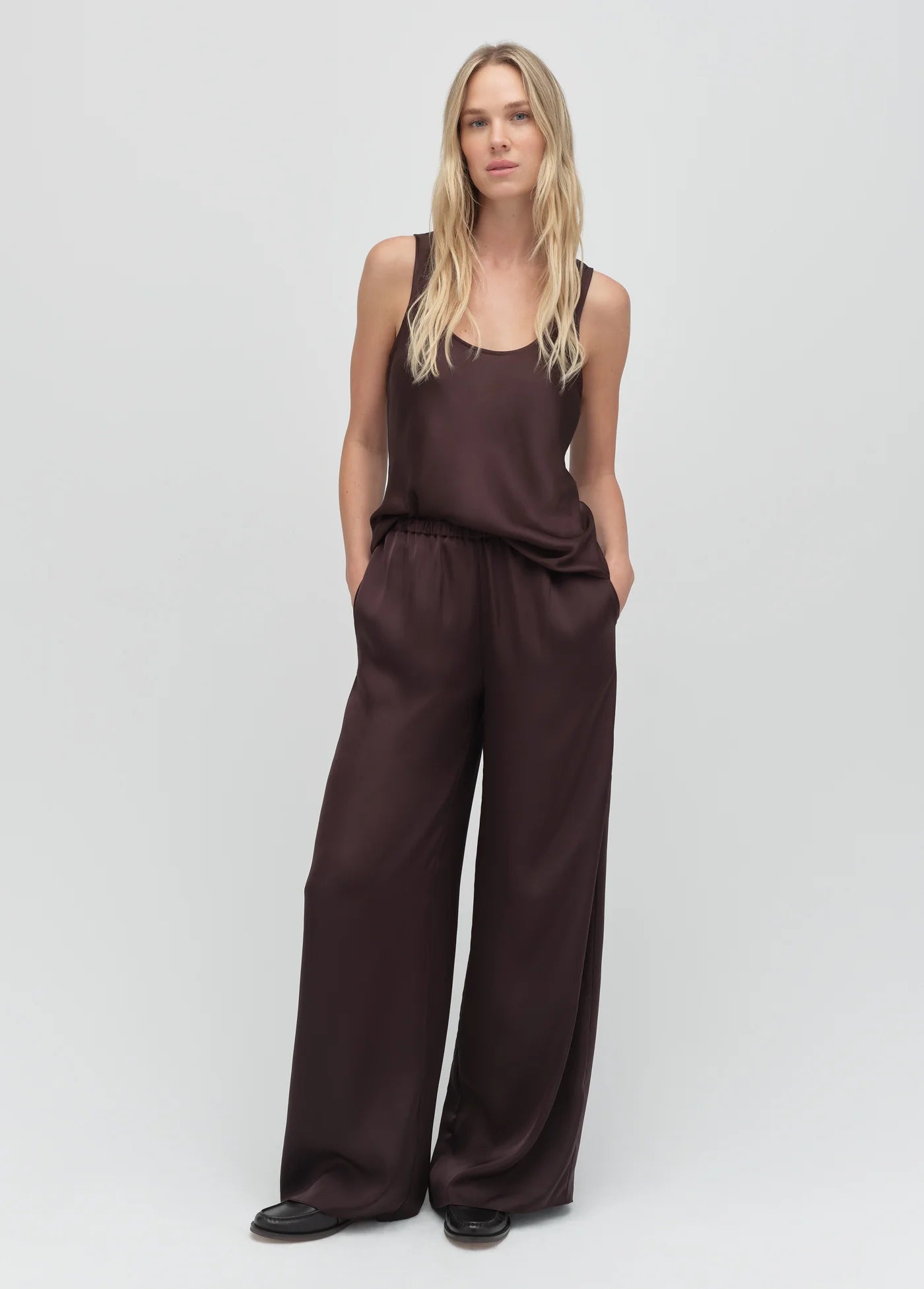Favorite Daughter Clean Cut Silk Tank