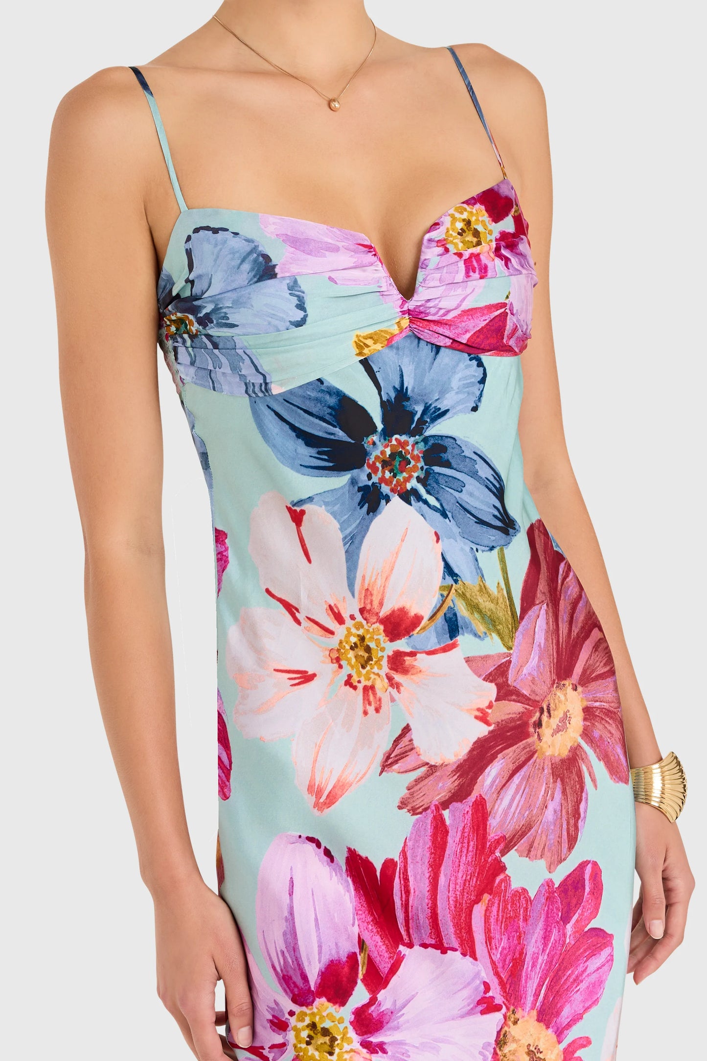 Amanda Uprichard Ira Floral Maxi Dress