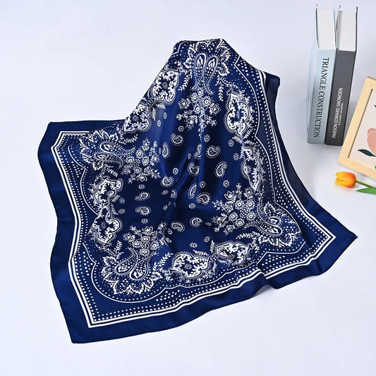Western Bandana Silk Scarf - Variety of Colors
