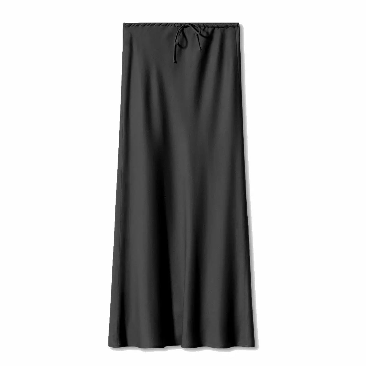 Rosa Drawstring Satin Maxi Skirt