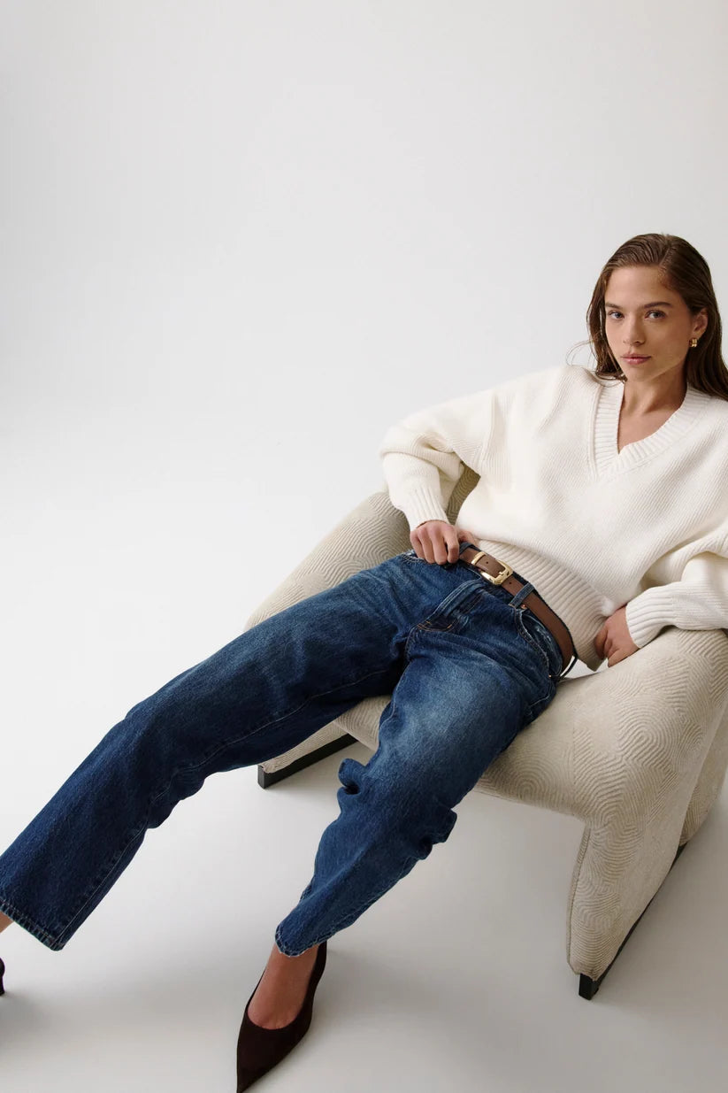 Pistola Issa Ankle Mid Rise Relaxes Ankle Straight