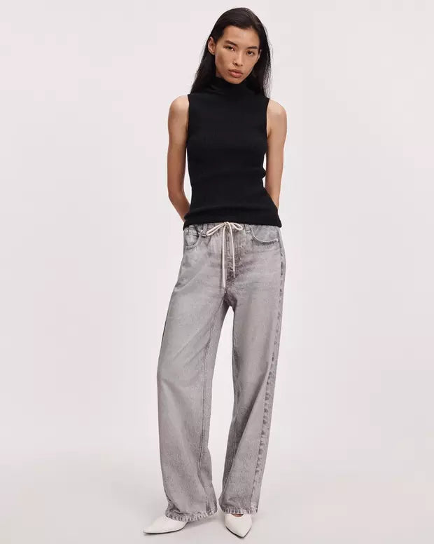 Rag & Bone Miramar Terry Drawstring Wide Leg Pant