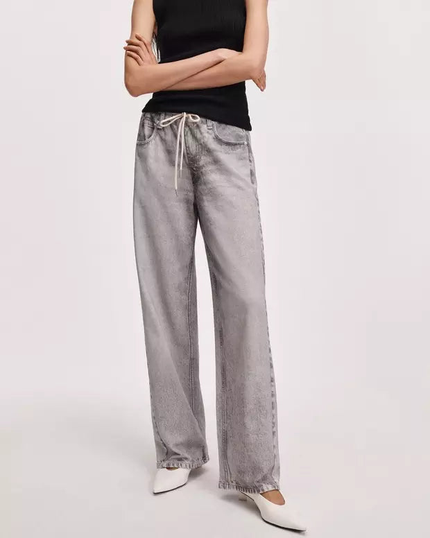 Rag & Bone Miramar Terry Drawstring Wide Leg Pant