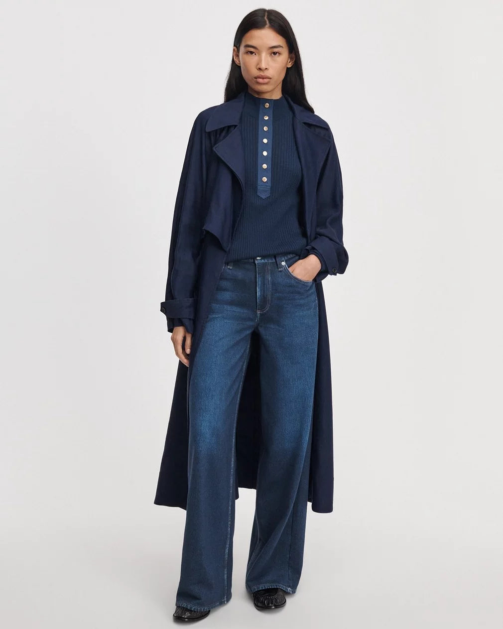 Rag & Bone Miramar Terry Sofie Wide Leg Pant