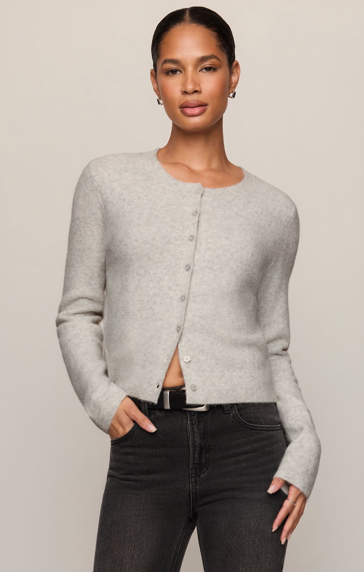 ZSupply Medina Cardigan Feather Grey