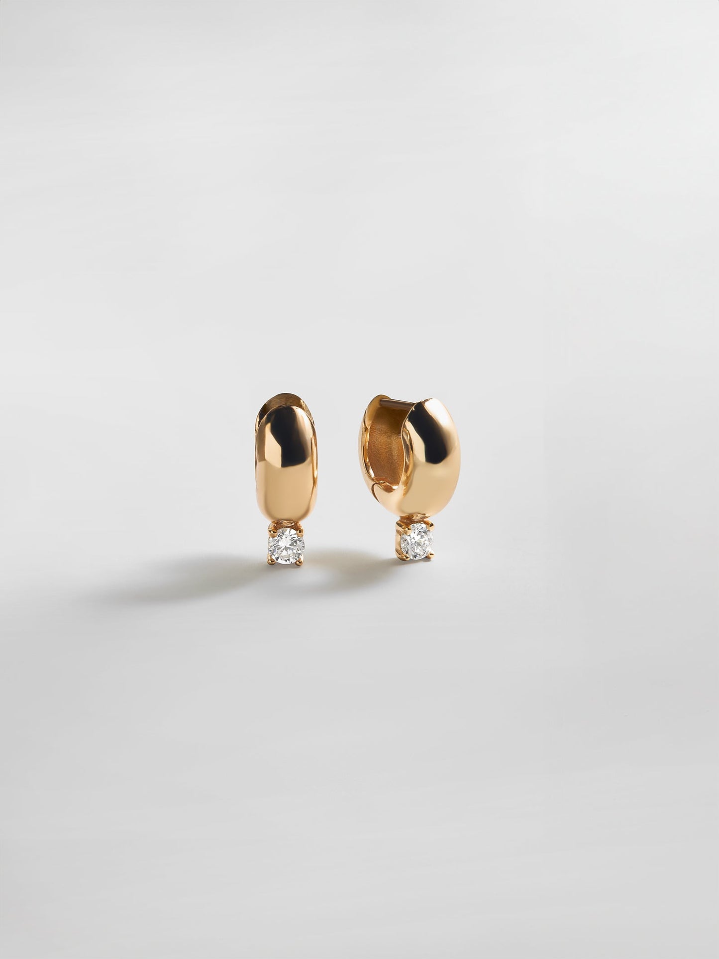 Bauble Bar Kourtney Huggie Earrings - Kourtney Gold Plated Brass Earrings