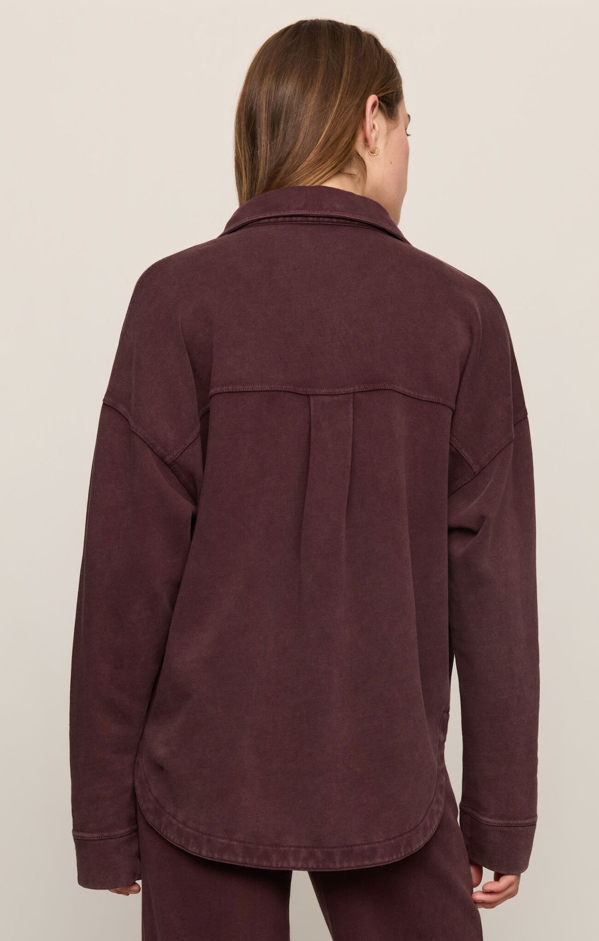 ZSupply All Day Knit Jacket Berry Noir