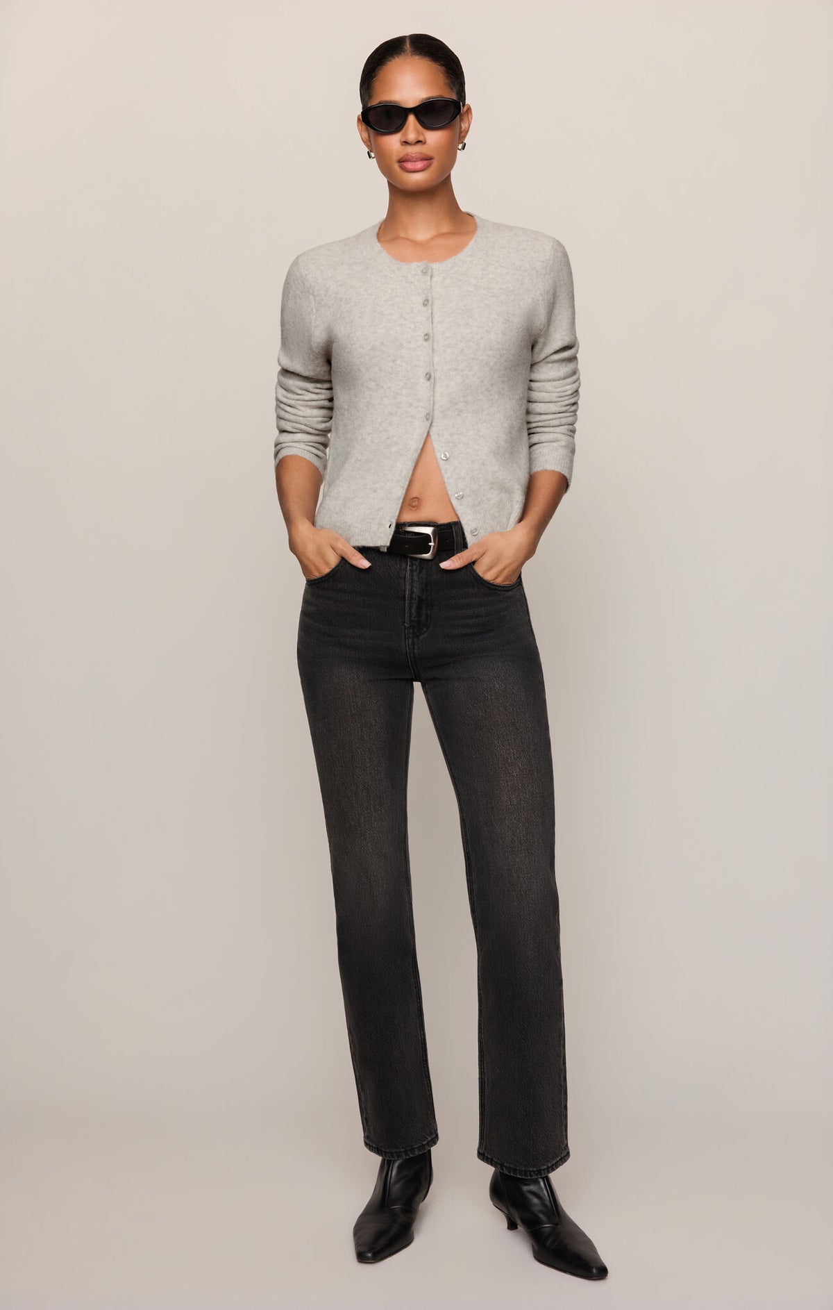 ZSupply Medina Cardigan Feather Grey